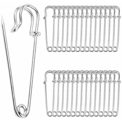 Lot de 4 broches et épingles, composé de : 1x épingle avec fer à