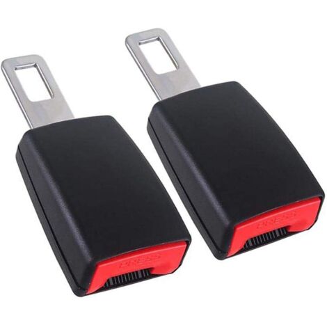 Lot De 2 Accessoires Universels Pour Voiture - Dimensions 12x4.5x2.7 Cm - Matériaux Acier Inoxydable Et ABS - Couleur Noir