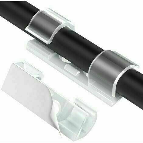 Câble Management Organiseur Clips,Range Câbles Fixe Catch,Pour Bureau