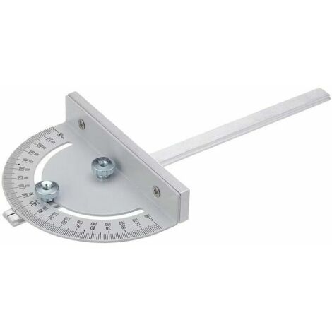 Rapporteur d'Angle Menuisier, Scie Circulaire de Table 180 Degrés Règle d'Angle de Style T, Jauge à Onglet pour Scie de Table Bois Bricolage (1/5)