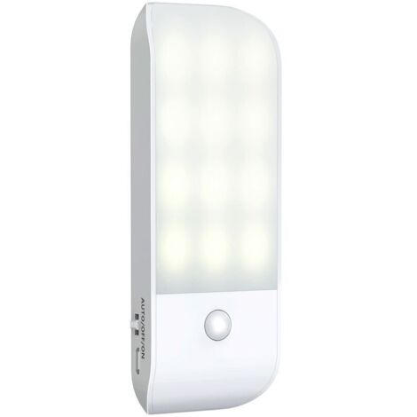 LaBlanc Veilleuse Led Automatique - Veilleuse Détecteur de Mouvement Rechargeables USB, ON/AUTO/OFF,Lampe de Placard Blanche Naturelle,Aimanté - pour Salon, Chambres, Escaliers, Armoires, Couloir (1/5)