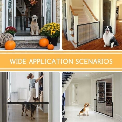 Portails Pour Chiens Pour Portes - Portail Extensible Pour Chiens