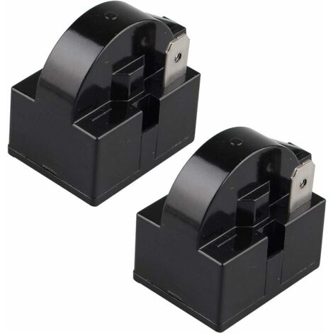 Lot de 2 relais de démarrage PTC 33 Ohm 220 V – 1 broche – Pour réfrigérateur et congélateur – Démarrage efficace des moteurs - QP2-33 (1/5)
