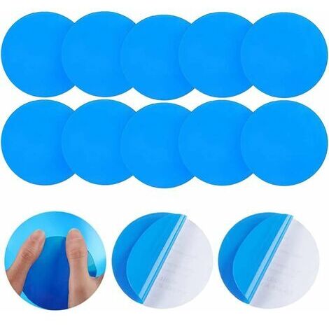 Fonyiunce Kit De 20 Rustines Piscine - Réparation PVC Pour Liner, Spa, Jouets Gonflables