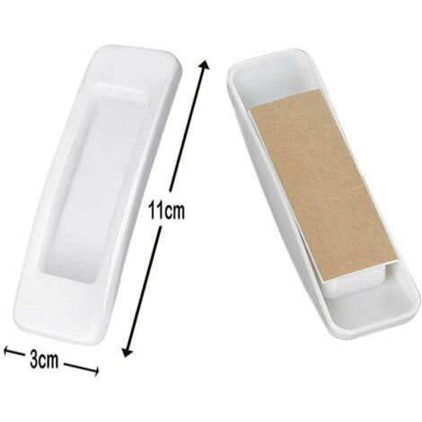 Lot De 12 Poignées De Batte De Cricket – Blanches à Bande Noire, Extra Collantes, Neuves