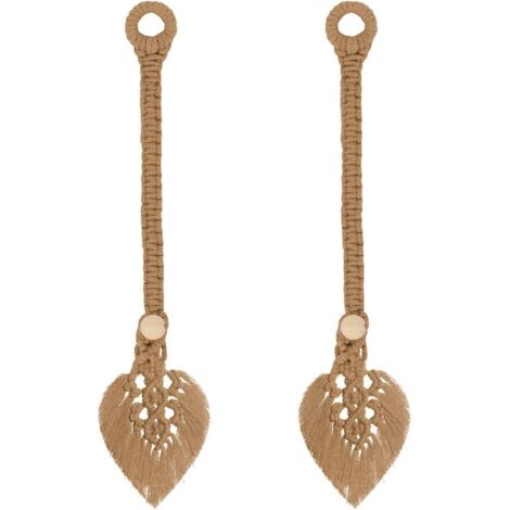 Tutoriel DIY pour embrasser les rideaux en macramé : losanges bohèmes (téléchargement - France