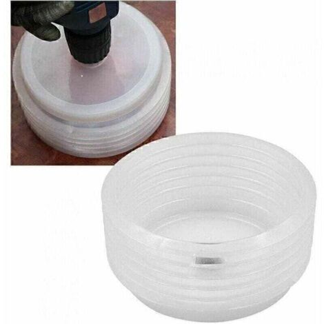 LaBlanc - Perceuse collecteur de poussière - Scie cloche - Réservoir à cendres pour cloison sèche - Collecteur de poussière - Attrape-poussière - Pour ouvre-trous de 1,6 à 12,5 cm (1/4)