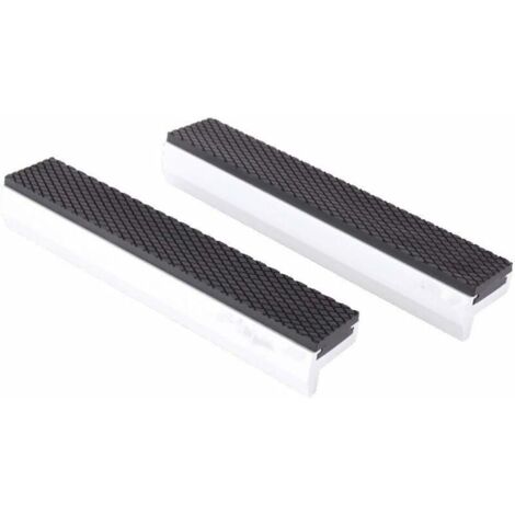 LaBlanc - Vise Mâchoires Patins avec Magnétique, Universel Souple Mâchoires Étau Protecteurs Patins avec Gigogne Design, Polyvalent Protecteur pour Tout Métal Banc Étau 1 Paire 4 inch (1/5)