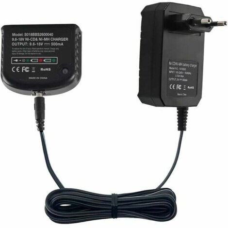 Chargeur NiCd NiMh 7.2V à 18V Compatible AEG, Bosch, Makita, Hitachi