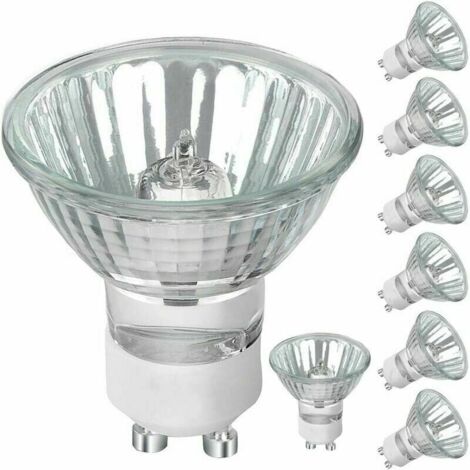 LaBlanc -8 pièces Ampoule halogène GU10, ampoule gu10 à intensité variable 50W 230V, 500lm blanc chaud 2700K, pour éclairage d'armoire, éclairage d'affichage