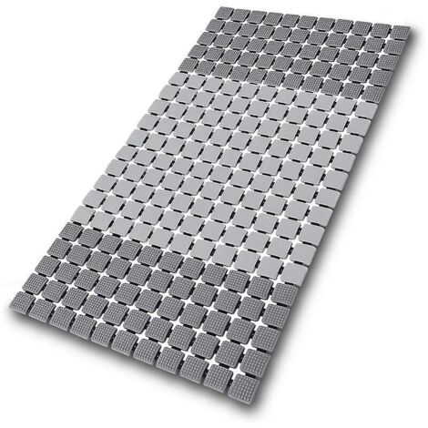 Tapis de douche de massage antidérapant avec aspiration de bain et trous de drainage, tapis antidérapant de massage de salle de bain (1/5)