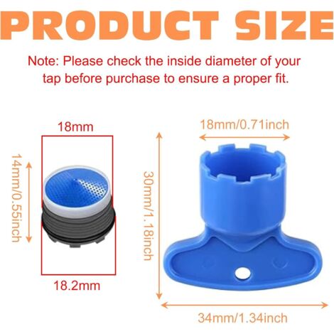 Mousseur Robinet,360°Aérateur De Robinet,Embout Robinet Cuisine Avec 2