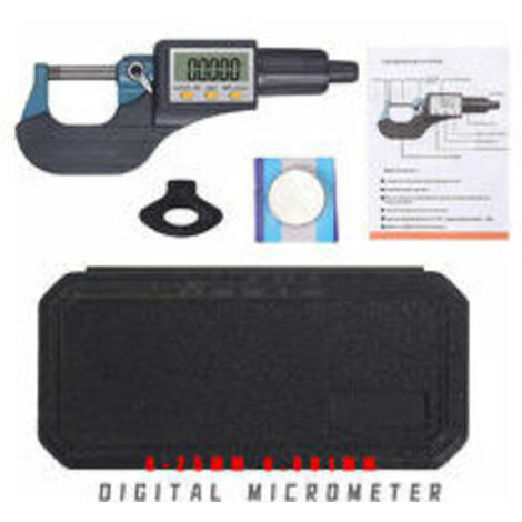 Micromètre avec embouts interchangeables 0-25mm - Maintenance Industrie