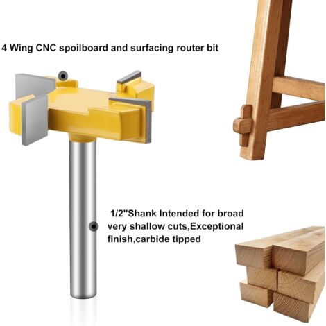 TOOSOAR Fraise à Surfacer, Fraise A Surfacer Pour Défonceuse