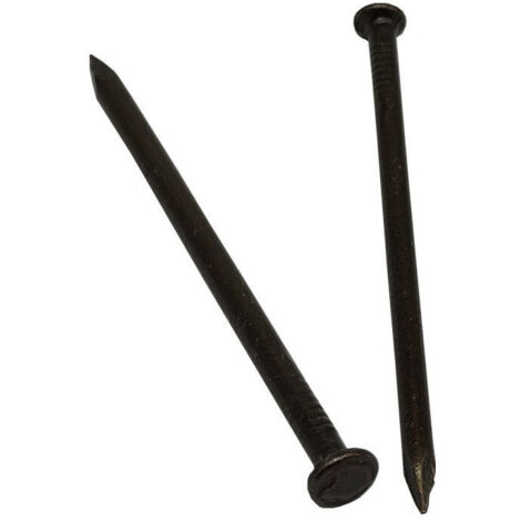 Clous quincaillerie Longueur de l'acier au carbone POINT POINT POINT WALL CEMENT NOIR NOIR 80PCS (1/5)