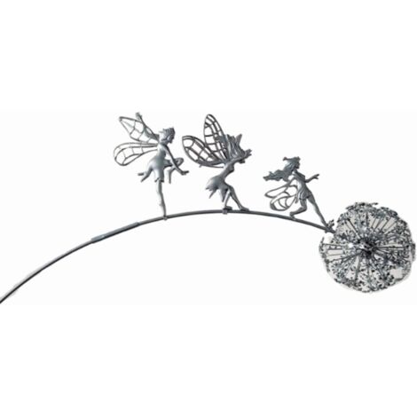 Figurine Fée Assise Pour Décoration Jardin – Artisanat Pelouse, Neuve