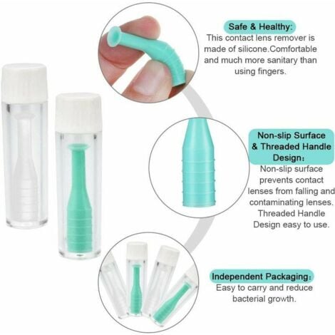 PCS Ventouse pour Lentilles de Contact avec Étui de Protection