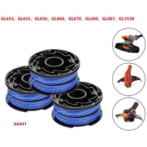 Bobine Et Capuchon De Rechange Pour Débroussailleuse Black & Decker (GL650, GL660, GL670, GL315, GL655, GL656) - 11