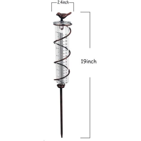 Pluviomètre De Rechange En Verre Avec Graduation - Cylindre Doseur Pour Station Météo