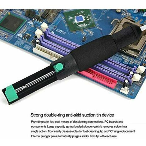 Kit Pompe à Dessouder + Tresse + Outils - Ensemble Complet Pour Électronique