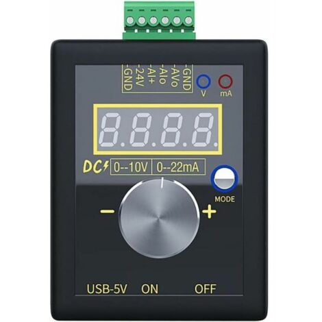 Générateur De Signal Tension/courant 10V 0-20mA - Amélioré, Batterie Incluse, Parfait Pour Déboguer PLC, Régler Servomoteurs Et Variateurs Lumière