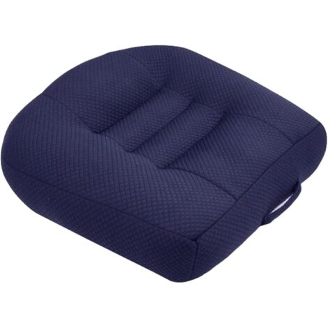 LaBlanc - Coussin Rehausseur Voiture Adulte pour Conducteurs Courts, Portative Coussin Voiture Conducteur Rehaussé avec Poignée, Augmente Le Champ de Vision de 4,7 Pouces, 15.7 x 15.7 x 4.7 in,Bleu (1/5)