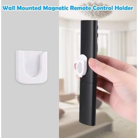 4Pcs Support Magnétique pour Télécommande, Support Telecommande Mural ...