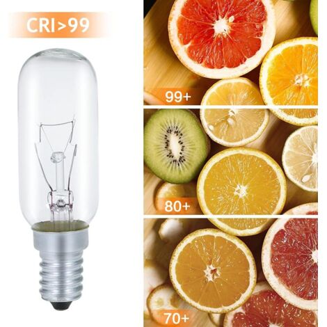 Ampoules LED Poppstar Pour Hotte Aspirante - Culot E14 4W Blanc Chaud 2700K - Lot De 2