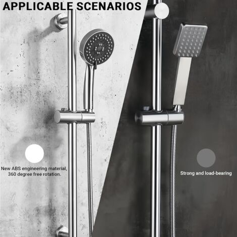 Porte-savon - ABS - Réglable - Chromé - Pratique - Salle de bain