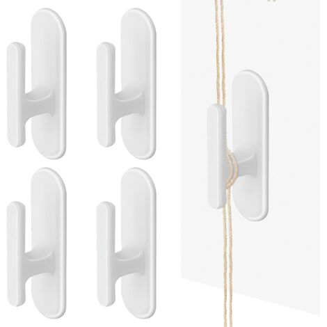 Lot De 4 Crochets De Porte épais En Plastique Pour Porte De Moins De 3 7 Cm De Largeur Comme Crochets Armoire Porte Manteau Noir 99216199