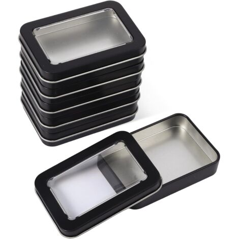50Pcs - Barquette Plastique PET Rectangulaire Transparente Avec Couver Attache 2000 Ml 23 X 17 5 X 9 Cm 50 Unites Firstpack