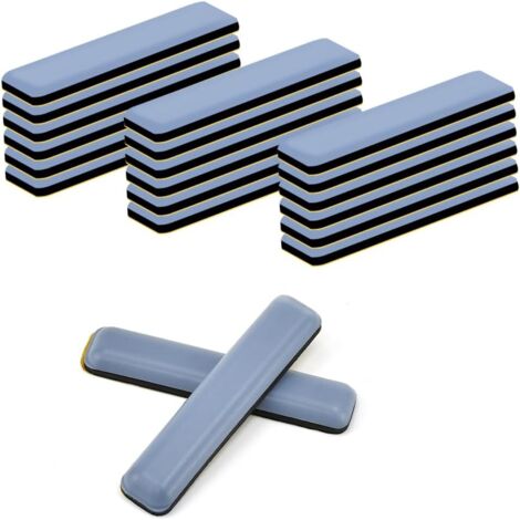 24PCS Patins de Meubles en Teflon Patins Autocollants Patin Glissant pour Meuble Lourd Patins pour Meubles Téflon Auto-Adhésifs Patin Glissant pour Chaise Patin Glissant Meuble