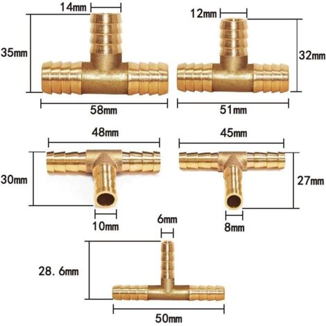 2 Connecteurs Rapides Tuyau Carburant 45 Degrés 5/16" Femelle-Mâle - Plastique Robuste