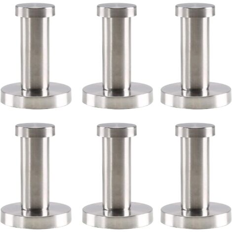 4 Pièces (Argent) Crochet de Suspension Mural en Alliage D'aluminium