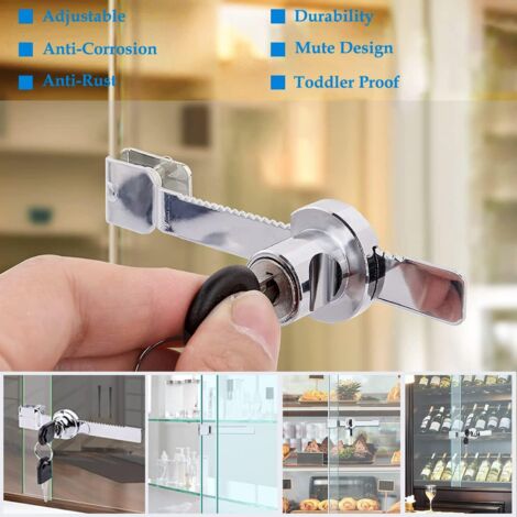 Verou Terrarium Serrure Cliquet Coulissante Pour Porte De Vitrine Verou Terrarium Serrure Cliquet Coulissante Pour Porte De Vitrine