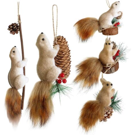 Ornement suspendu mignon de lapin en peluche