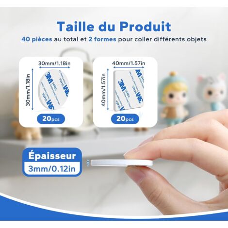 Mousse De Fixation Pour Tampons - Support Adhésif Repositionnable 14 X 10,7 Cm Pour Tampons En Caoutchouc