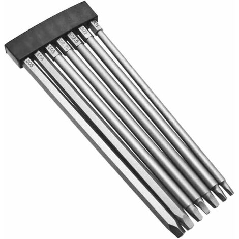 7PCS 1/4" Tige Hexagonale Embouts de Tournevis à Tête Carrée Magnétiques 150mm Longeur Tête Carrée Tournevis Perceuse Électrique Bit SQ1, SQ2, SQ2.5, SQ2.7, SQ3, SQ4, SQ5，SEMAket