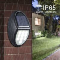 Applique Murale Exterieur Solaire Led, Lampe À Double Luminaire
