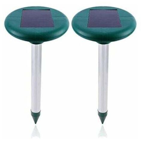 Anti Taupe Solaire, Lot De 2 Répulsif Taupe Vibration Et