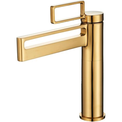 Mitigeur de lavabo de style vintage en chrome - couleur or Nice Wilson 28280017C Mitigeur de lavabo de style vintage en chrome - couleur or Nice Wilson 28280017C