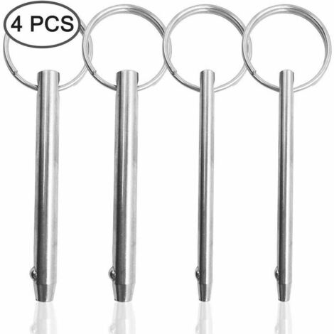 Lot De 4 Broches à Dégagement Rapide 5 Mm - Longueur 41 Mm - Ressort Et Came - Neuf - Uxcell