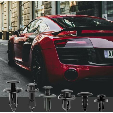 50 Pièces Clips De Fixation Voiture,Rivet Plastique Voiture