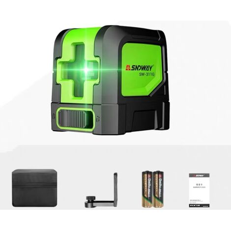Niveau Laser Autonivelant, Laser Croix Vert 30m Kaiweets Niveau Laser