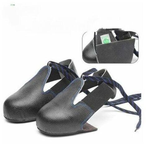 Semelles Intérieures à Embout Acier - Protection Anti-écrasement Pour Chaussures De Travail - Avec Sangles élastiques, Ajustables