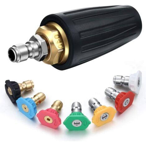 Kit De 7 Buses Pour Nettoyeur Haute Pression - Raccord Rapide 1/4, 4000 PSI Max