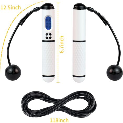 Corde A Sauter Sport Maison Materiel Musculation 3M Réglable Avec Corde A Sauter Sport Maison Materiel Musculation 3M Réglable Avec