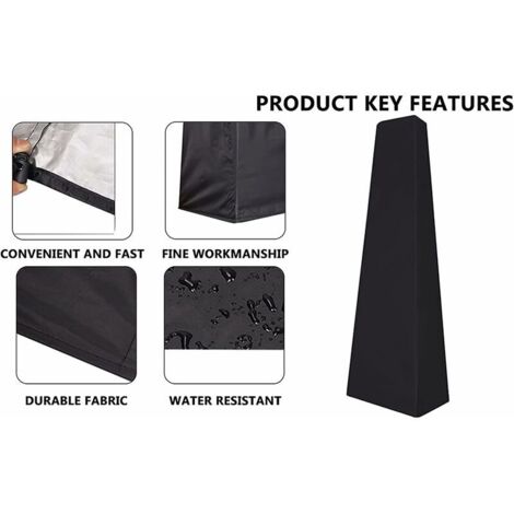 Chauffage Parasol Housse De Protection Contre Les Intempéries Pour Chauffage De Terrasse Et Sac De Frappe Debout Housse De Chauffage De Patio 98281564 Accessoires De Chauffage Extérieur