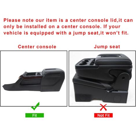 Chiusura Di Ricambio Per Bracciolo Centrale Console - Compatibile Con Chevy Silverado, Suburban, Tahoe, Avalanche (2007-2014) E GMC Sierra, Yukon (2007-2014)