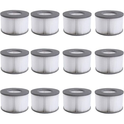 Mscomft MSPA Filterpatronen voor alle modellen van spa's, zwembaden, filterpatronen met net voor MSPA, spa's, Bubble Spa (4 stuks